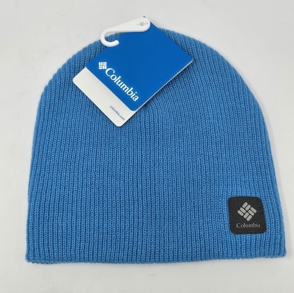 COLUMBIA LOT OF THREE BEANIE HATS WINTER TEAL BLUE PURPLE WOMEN OS - Picture 9 of 12